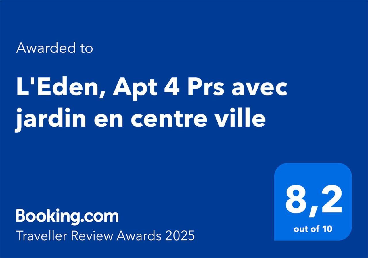 L'Eden, Apt 4 Prs Avec Jardin En Centre Ville Дижон Экстерьер фото